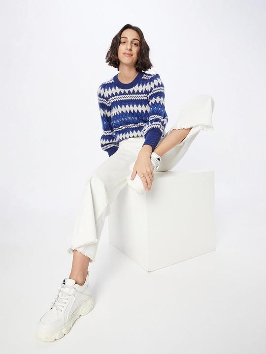 Produktbild Part Two Pullover RicciPW PU Jacquard Blueprint (S)