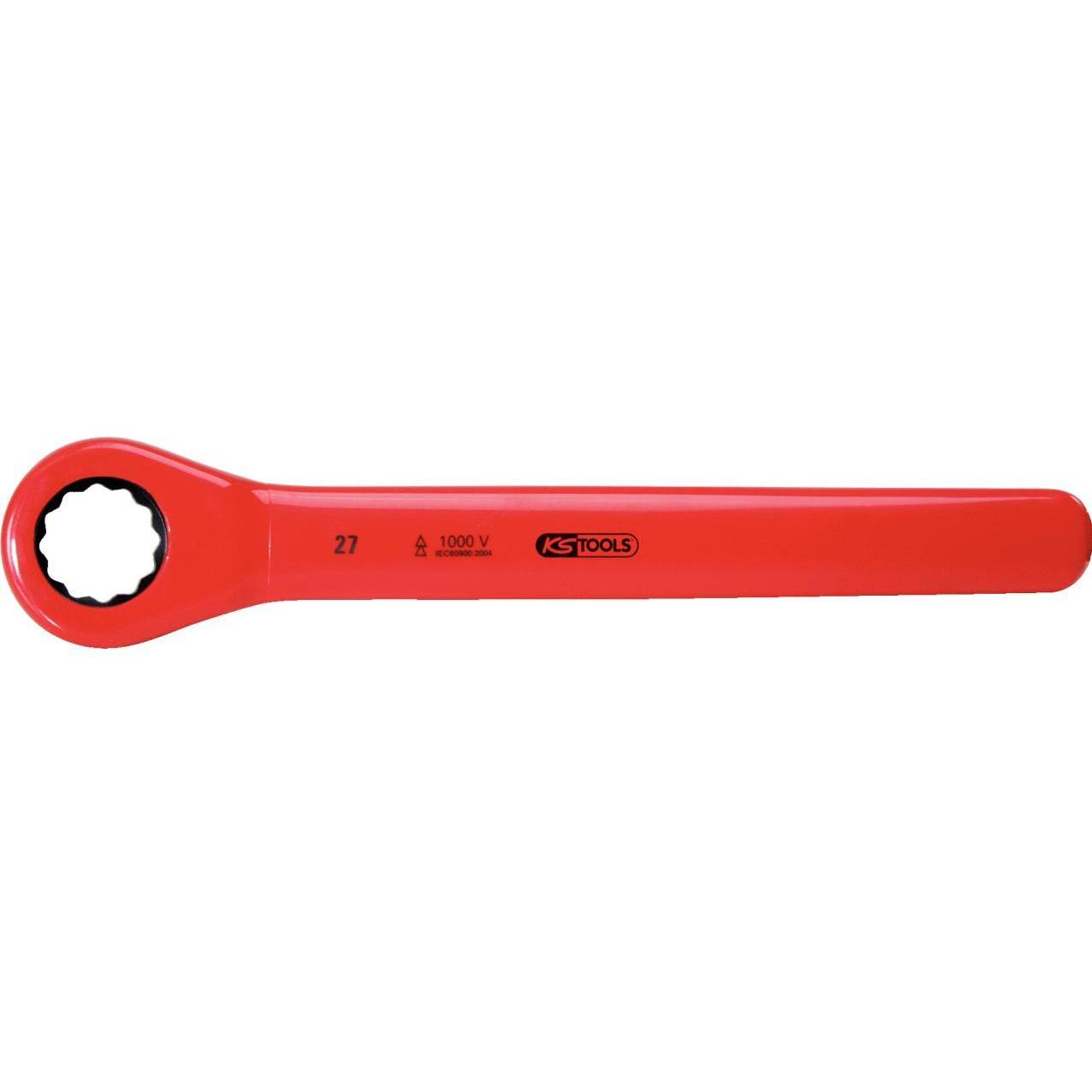 KS Tools, Schraubenschlüssel, Ratschenringschlüssel mit Schutzisolierung, 10mm (10 mm)