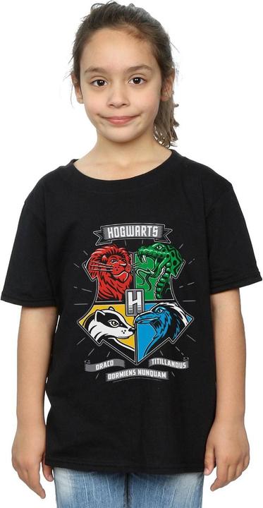 Produktbild Hogwarts Toon Crest TShirt Mädchen (152, 158)