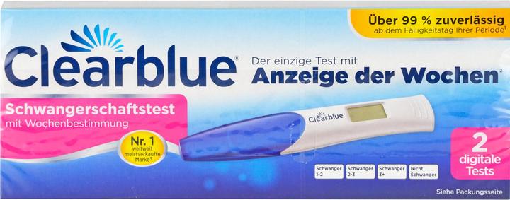 Produktbild Clearblue DIGITAL Schwangerschaftstest 2er (2 x)