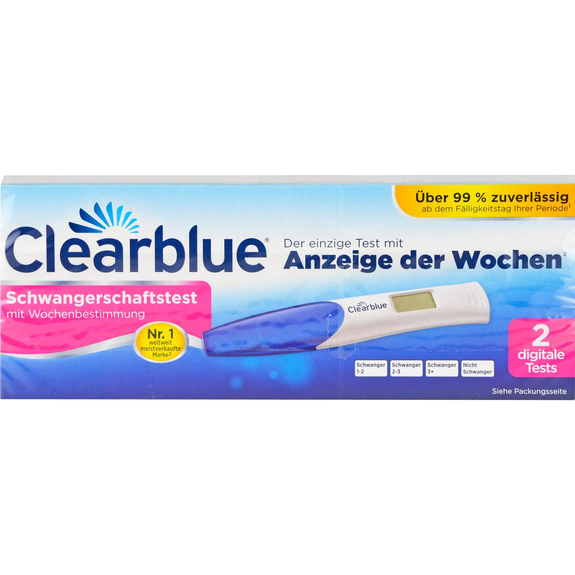 Thumbnail - Clearblue, Schwangerschaftstest, DIGITAL Schwangerschaftstest 2er (2 x)