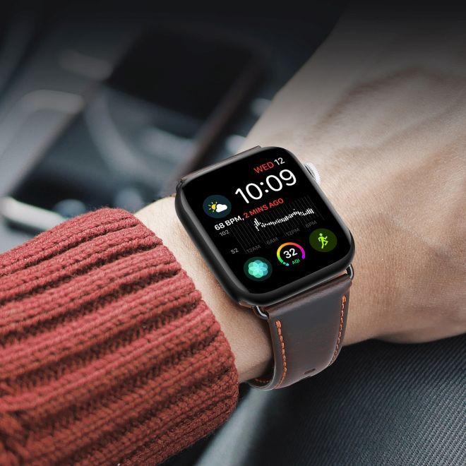 Actual product image Dux Ducis Business Series Genuine Leather Replacement Strap (45 mm, 44 mm, 42 mm, Genuine leather)