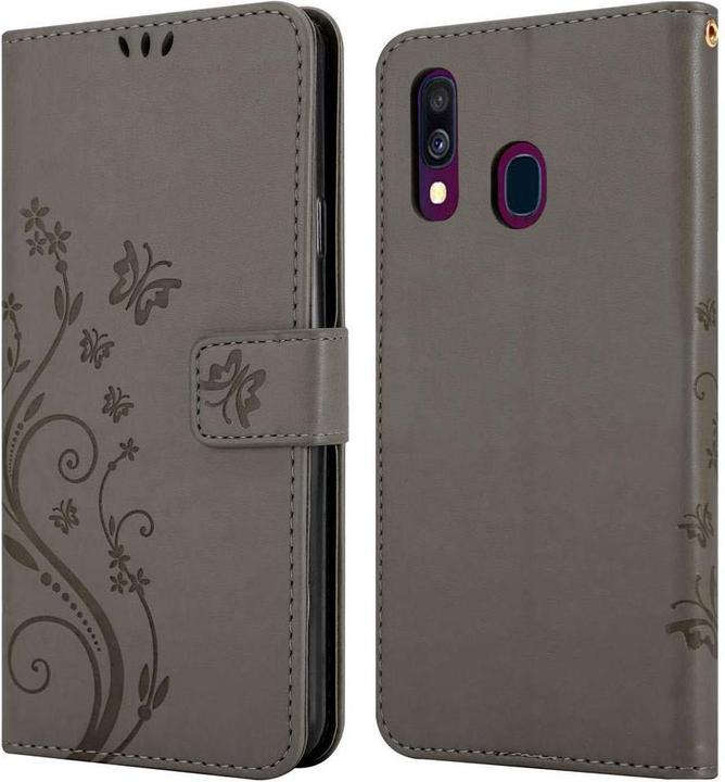 Actual product image Cadorabo Flower Book Cover (Samsung Galaxy A40)
