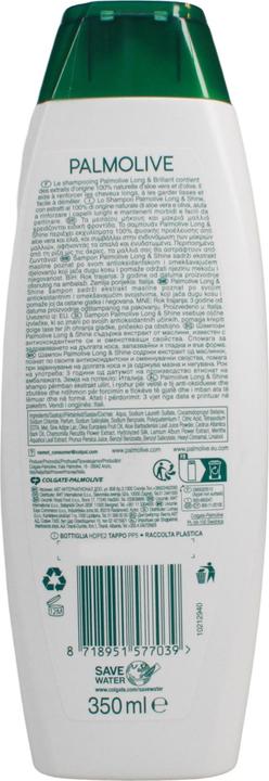Immagine prodotto Palmolive Naturals Shampoo Capelli Lunghi Morbidezza e Lucentezza 350ml (Shampoo per pidocchi, 350 ml)