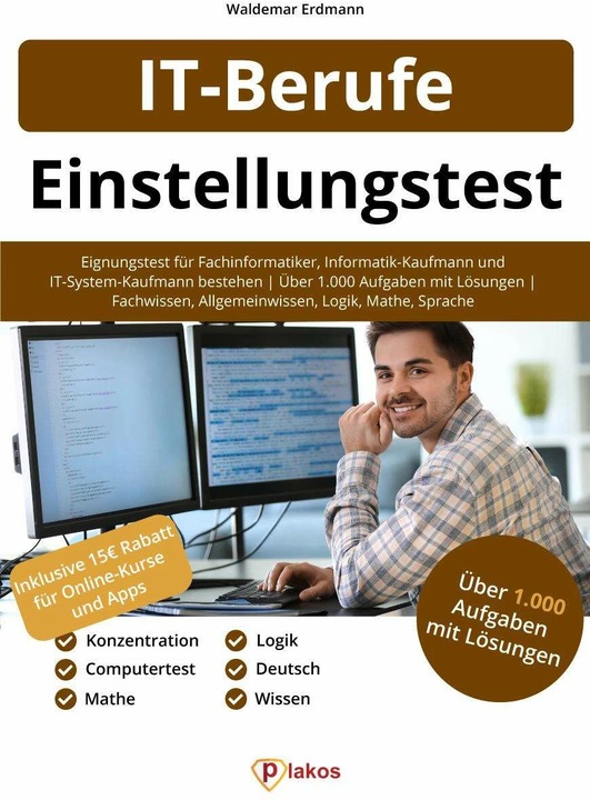 Produktbild Einstellungstest IT-Berufe (Deutsch, Waldemar Erdmann, 2021)
