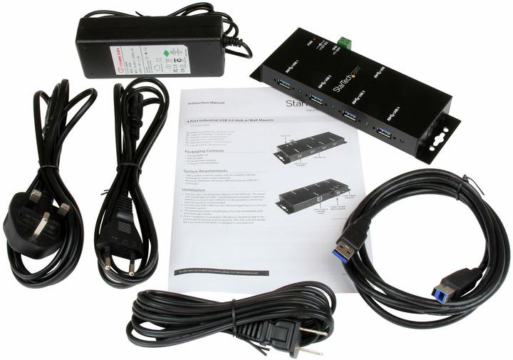 Produktbild StarTech Mountable 4-Port Rugged Industrial (USB-B, 4 Ports)