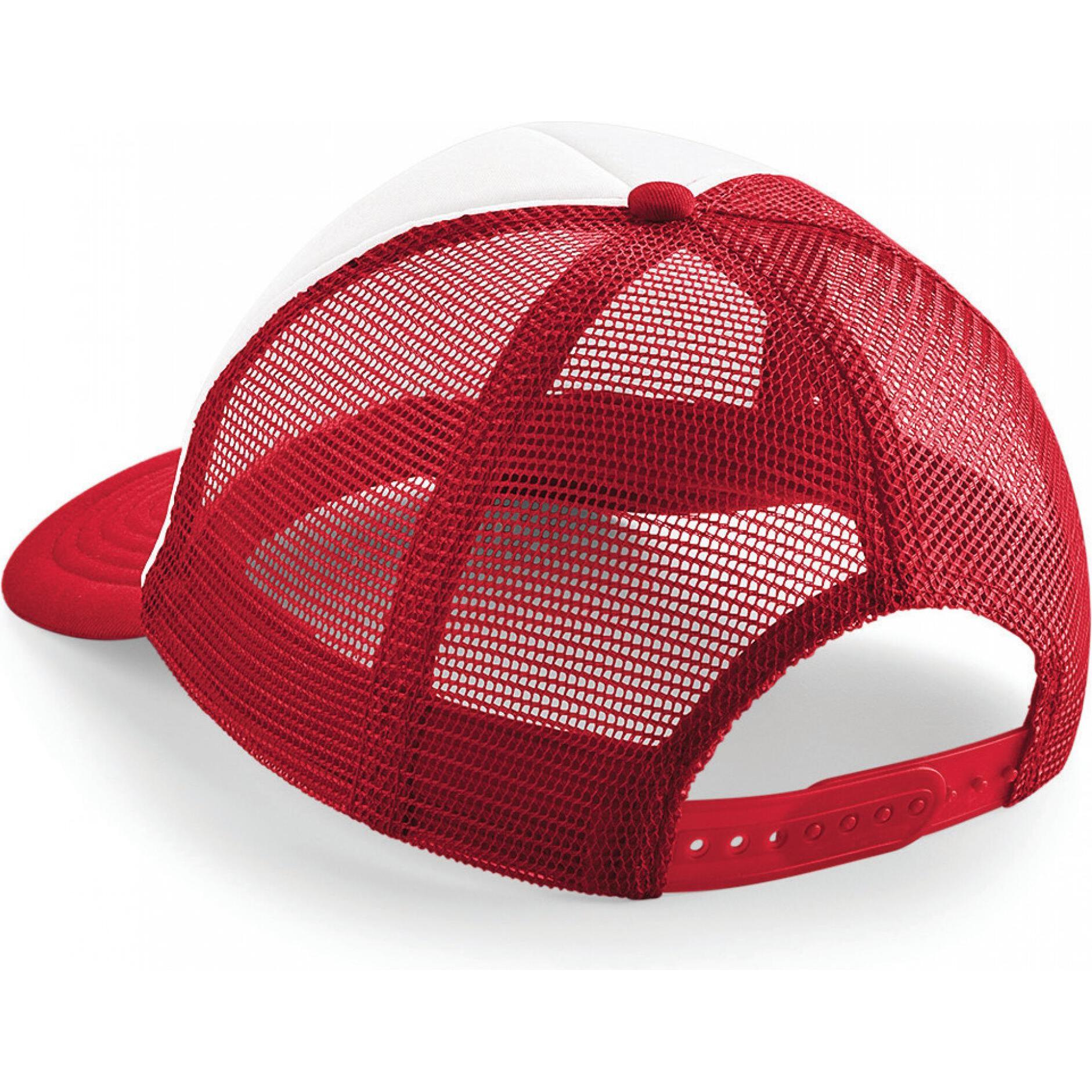 Thumbnail - Beechfield, Mütze, Vintage, Rot