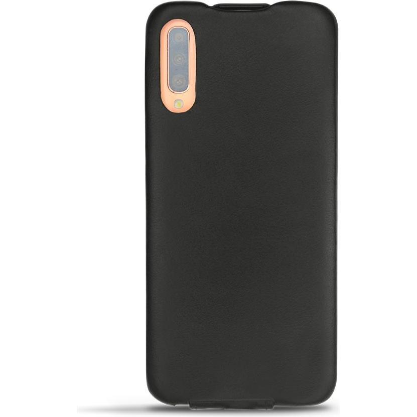Noreve Lederschutzhülle vertikal (Samsung Galaxy A70), Smartphone Hülle, Rosa