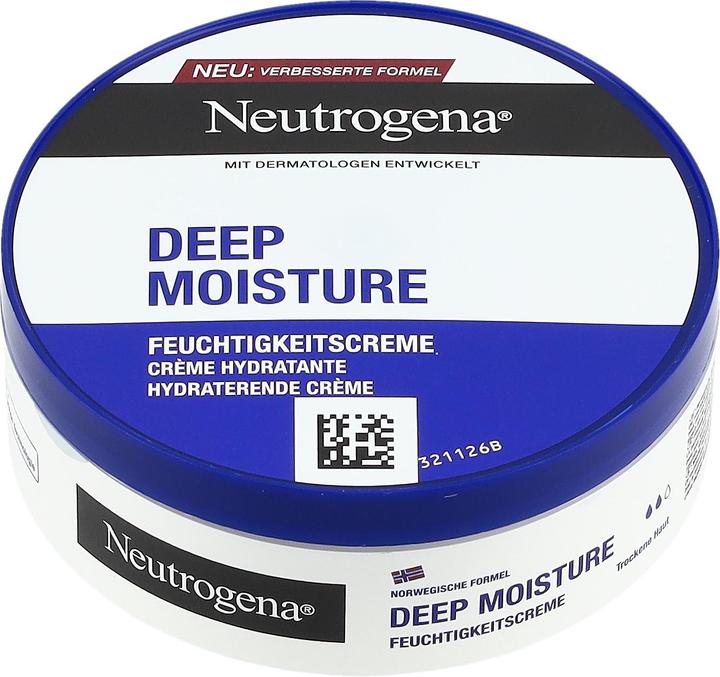 Actual product image Neutrogena Deep Moisture (200 ml, Day cream, Up to SPF 10)