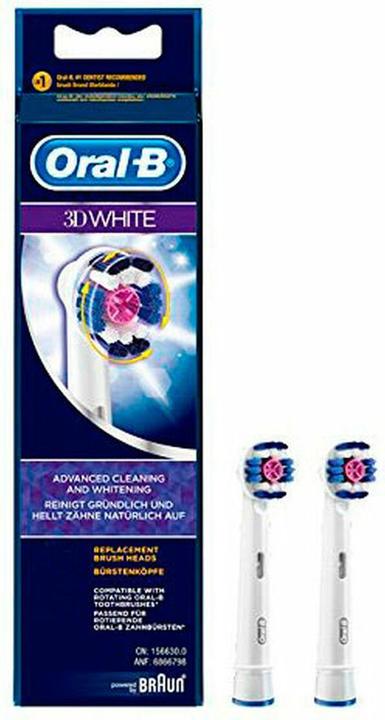 Produktbild Oral-B BRUSH HEAD EB18-2 3D WHITE (2 x)