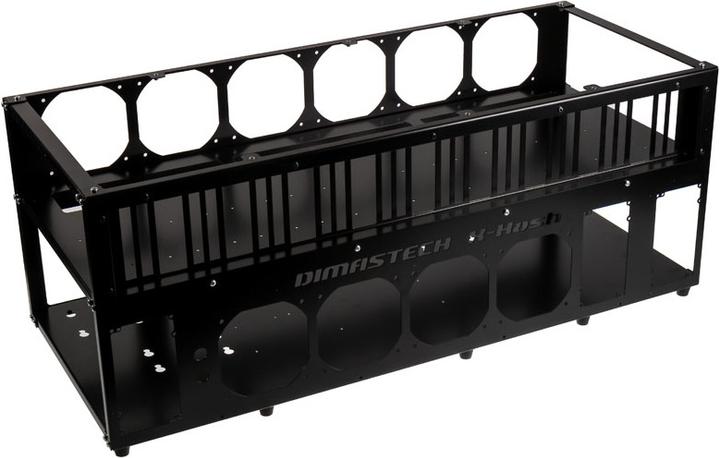 Produktbild DimasTech X-Hash Mining-Rig für 10 Grafikkarten (ATX, mATX, Mini-ITX, XL-ATX)