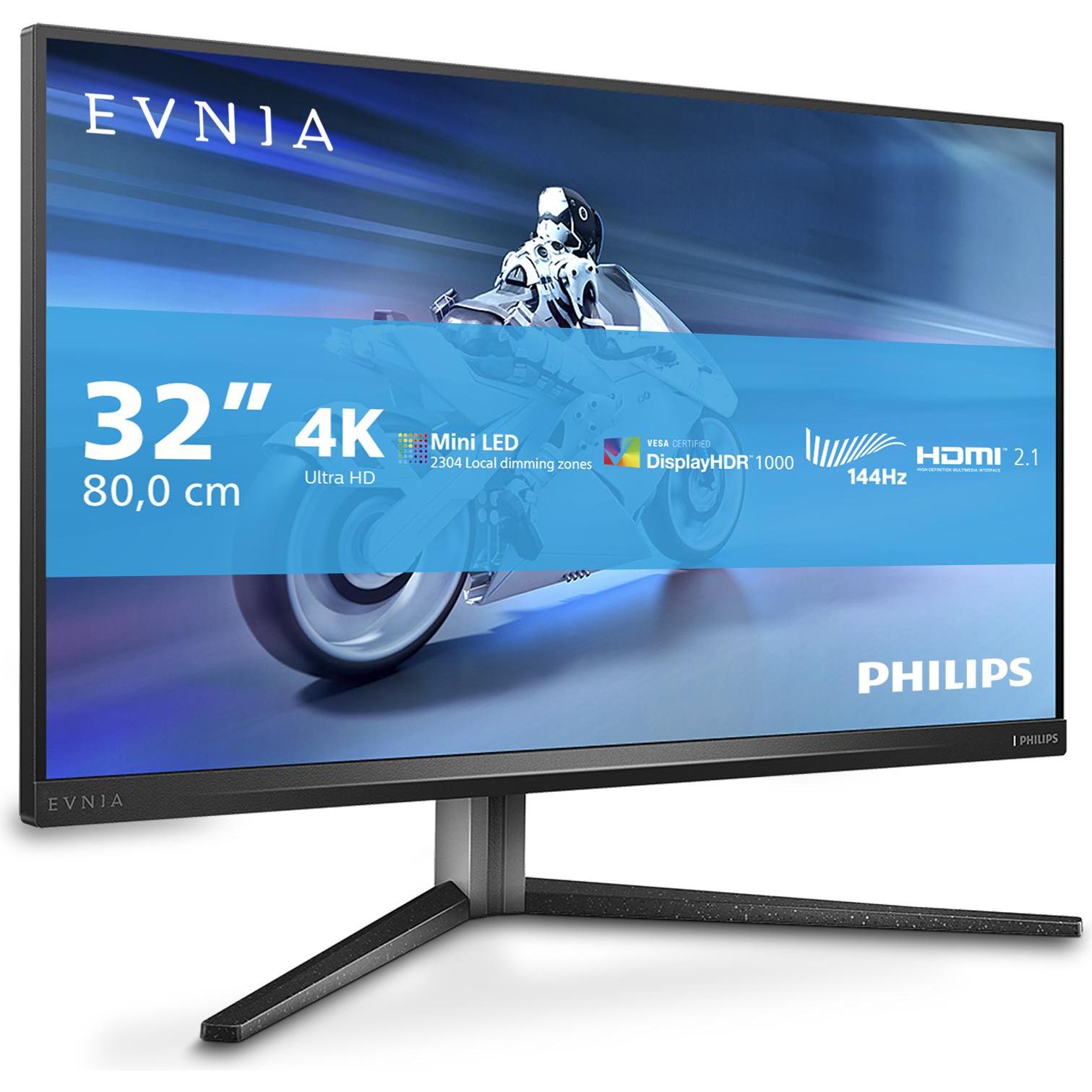 Philips Evnia 32M2N6800M - 32 Zoll UHD G (3840 x 2160 Pixel, 31.50"), Monitor, Schwarz