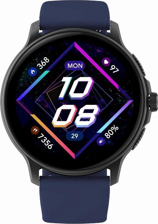 Produktbild Gravity GT12-2 Damen-Smartwatch, marineblaues Silikonarmband + schwarzes Armband