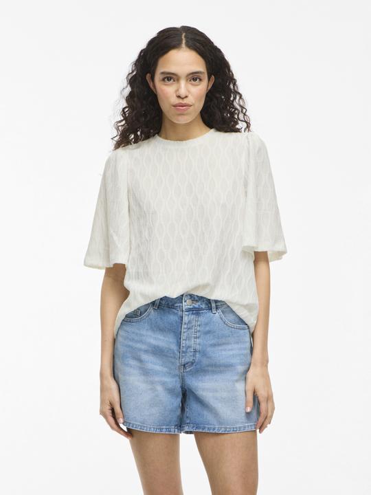 Image du produit Vila VIASHINA Rundhals Oberteil mit kurzen Ärmeln (M)