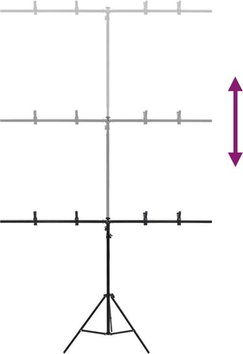 Produktbild vidaXL Hintergrundständer (60 cm, 200 cm)