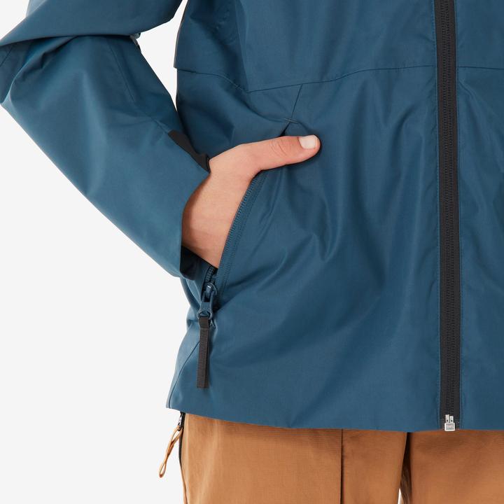 Produktbild Quechua Wanderjacke MH500 Kinder Gr. 122–170 wasserdicht Wandern blau (140)