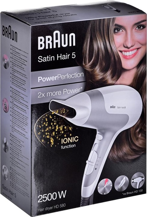 Actual product image Braun Satin Hair 5 HD 580