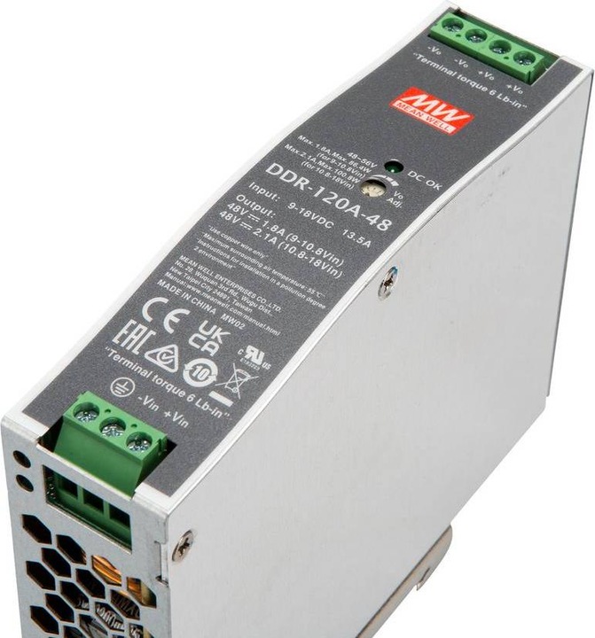 Immagine prodotto MeanWell DDR-120A-48 Alimentatore e convertitore di tensione 120 W