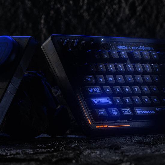 Produktbild 8bitdo - Mechanical Keyboard Mecha Break Ed. - Black - 87 Keys (US, Kabelgebunden, Kabellos)