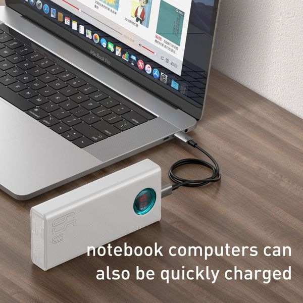 Actual product image Baseus Amblight Digital Display (30000 mAh, 65 W, 111 Wh)