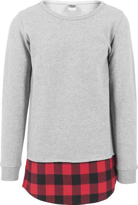 Produktbild Urban Classics Long Flanell Bottom Open Edge Crewneck (M)