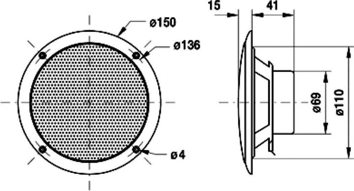 Actual product image Visaton Full range loudspeaker FR 13 WP