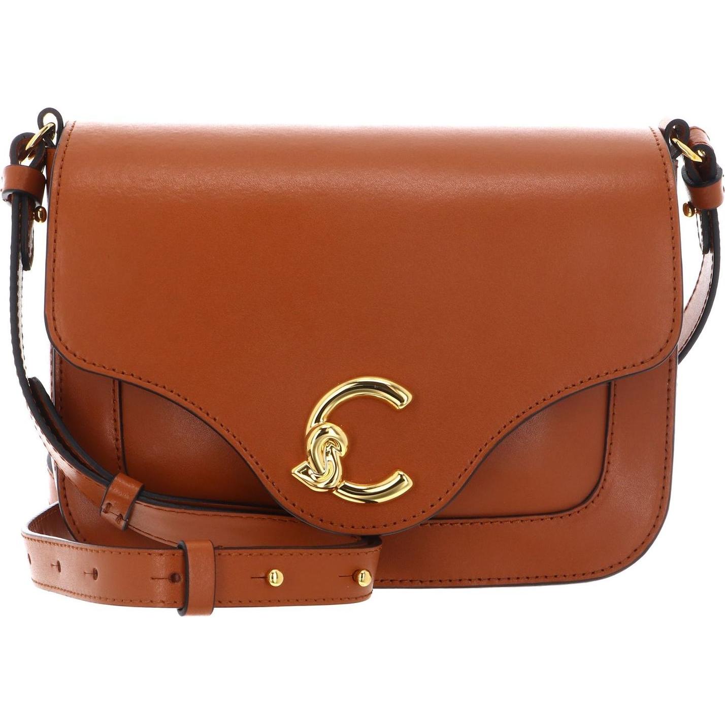 Coccinelle, Damen, Handtasche, C-Me Calf Crossbody Bag, Braun
