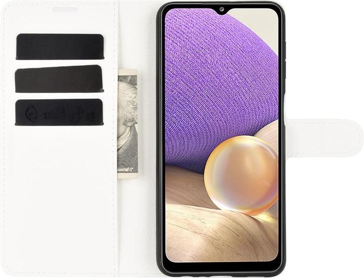 Actual product image Cover-Discount Galaxy A32 5G - Leather case cover white (Samsung Galaxy A32 5G)