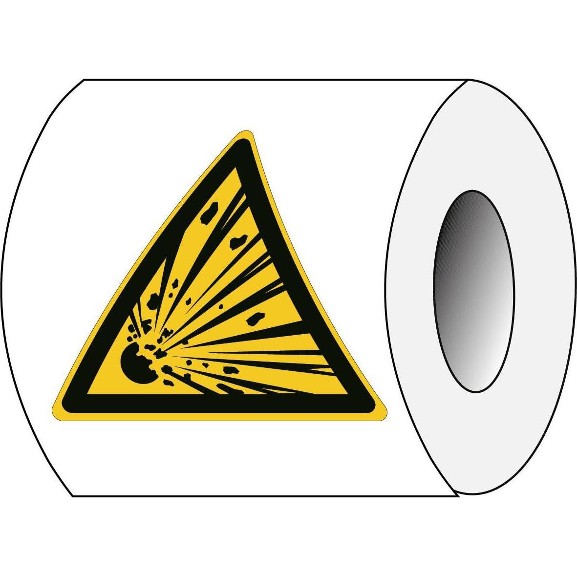 Thumbnail - Brady, Sicherheitskennzeichnung, ISO 7010 PIC W002 B-7541 ISO Sicherheitskennzeichnung - Warnung vor explosionsgefährlic...