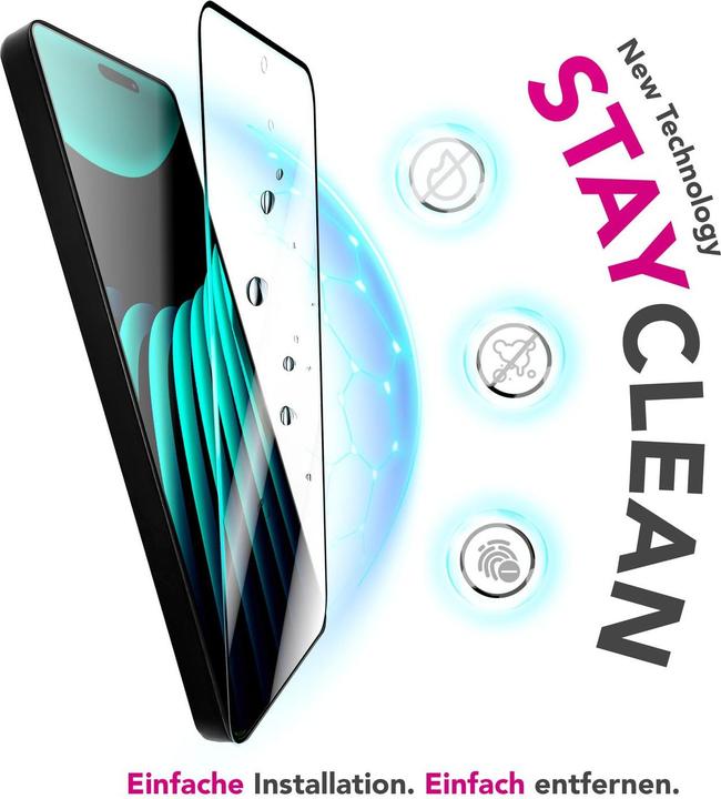 Produktbild Nalia Schutzglas "ArmorGlassX" - 2x Display Glas Ultra Klar 9H Härte - Screen Protector Tempered Glass (2 Stk., Apple iPhone 17)