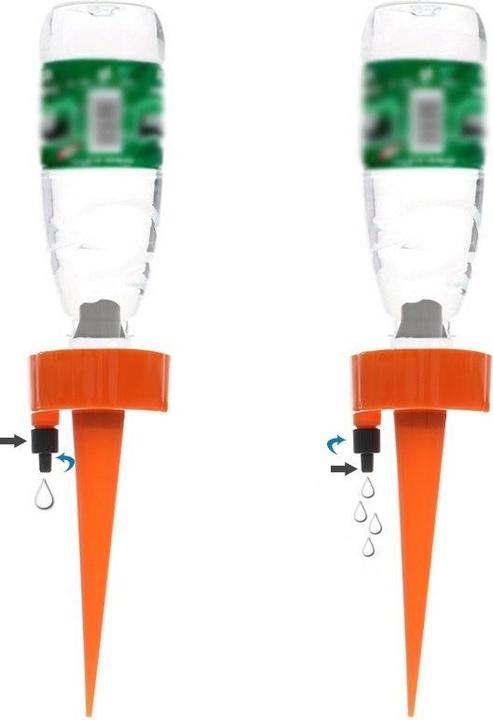Produktbild Werkstein Automatische Pflanzenbewässerung Anschluss für Wasserflaschen (12er Set) - Div. Farben (Bewässerungskugeln)