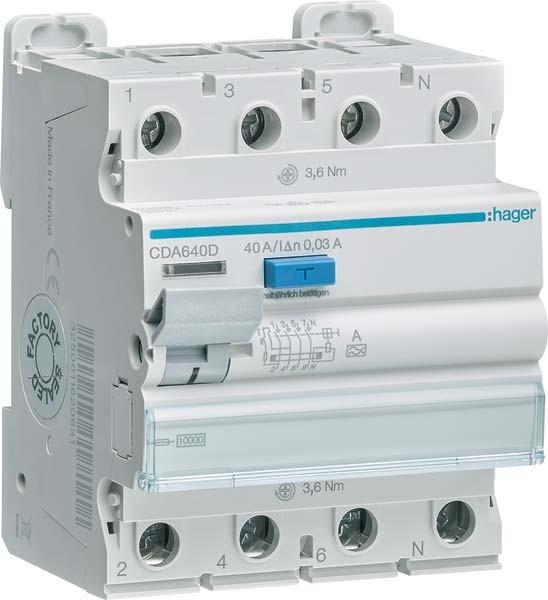 Image du produit Hager CDA640D