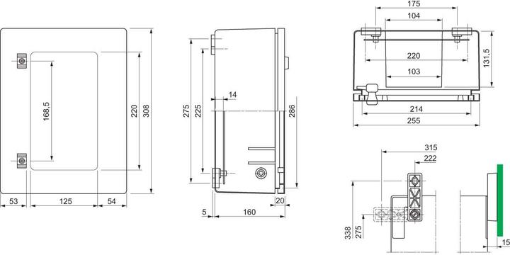 Produktbild Schneider Electric NSYPLM3025TG (25.50 cm, 30.80 cm)