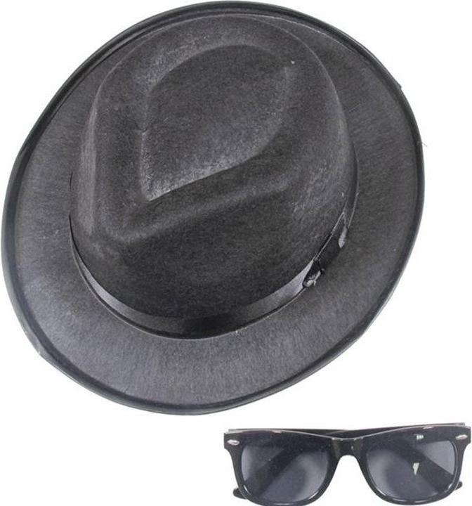 Produktbild Henbrandt Blues Brüder Hut und Brille