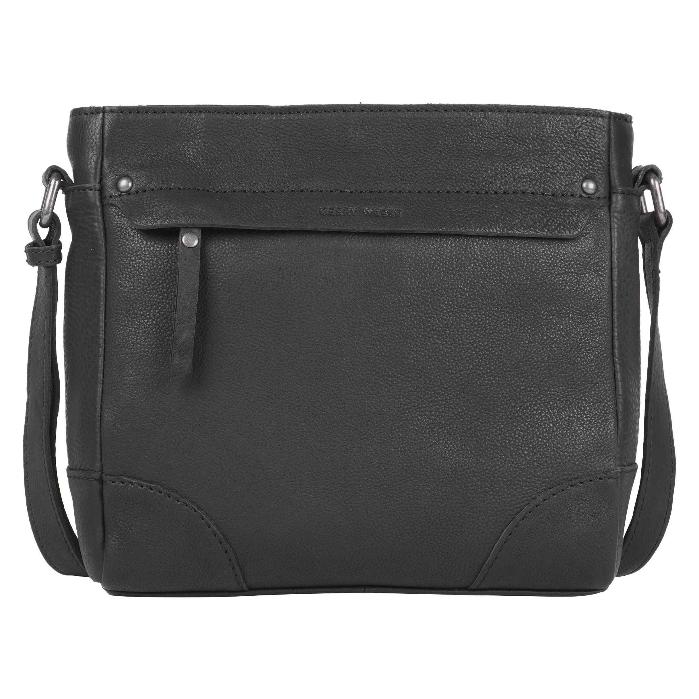 Gerry Weber, Damen, Handtasche, Tarragona Shoulderbag Svz, Schwarz