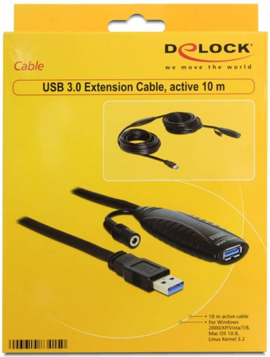 Immagine prodotto Delock Cavo di prolunga USB 3.0 attivo (10 m, USB 3.0)
