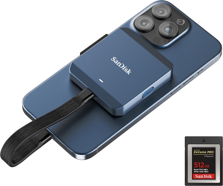 Actual product image SanDisk Cfexpress Type B (USB-C)