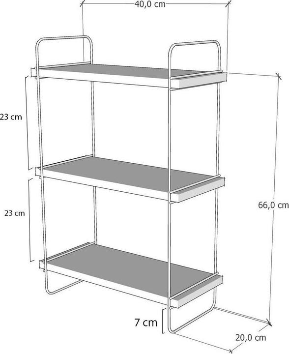 Immagine prodotto Skye Decor Pulalis (40 x 20 x 66 cm)