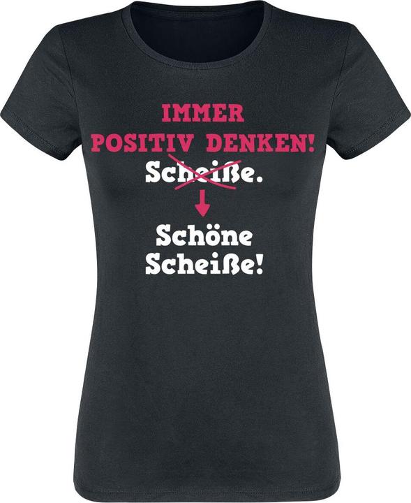 Produktbild Gaming-Sprüche Immer positiv denken! (L)