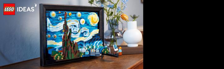 Actual product image LEGO Vincent van Gogh - Starry night (21333, LEGO Rare Sets, LEGO Icons)