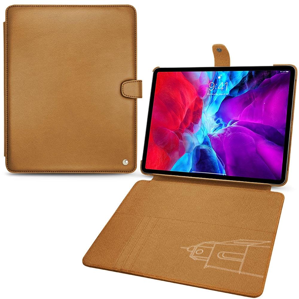 Thumbnail - Noreve Lederschutzhülle Wallet (iPad Pro 12.9 2020 (4. Gen)), Tablet Hülle, Braun