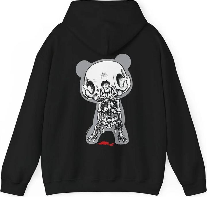 Immagine prodotto Gloomy Bear Felpa con Cappuccio Scheletro Dipinto Adulto Unisex (XXL)