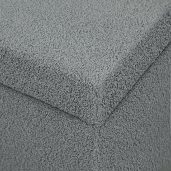 Image du produit Homcom Sitzbank Polyester, MDF Dunkelgrau (38 cm)