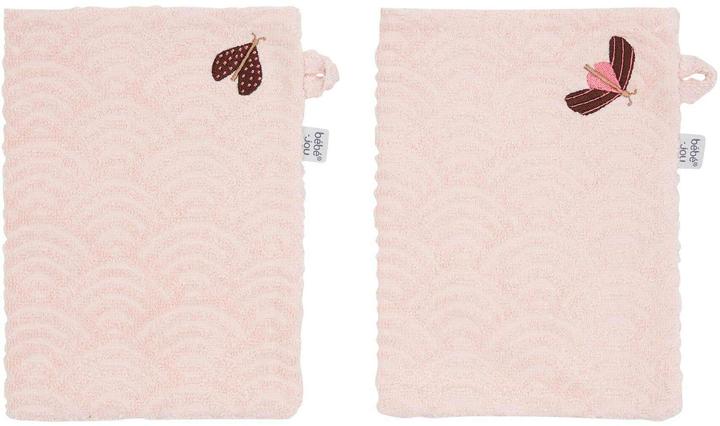 Zewi Gant de toilette pour bébé Sweet Butterfly 2 pcs.