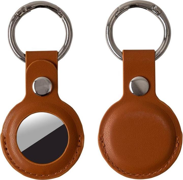 Produktbild Esmée 5er Set Case / Hüllen für AirTags aus Kunstleder, in Schwarz, Gelb, Blau, Grün und Braun