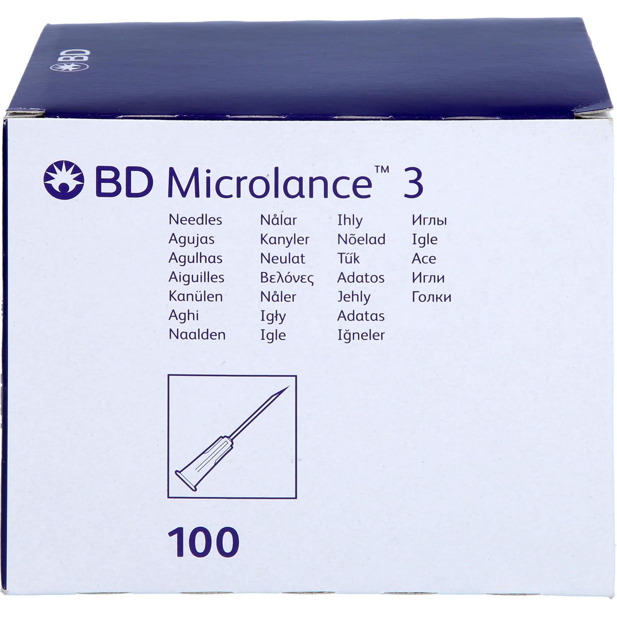 Thumbnail - BD, Praxisbedarf, Microlance 3 Sonderkanüle 27G 1/2 0,4x13mm, 100 St KAN