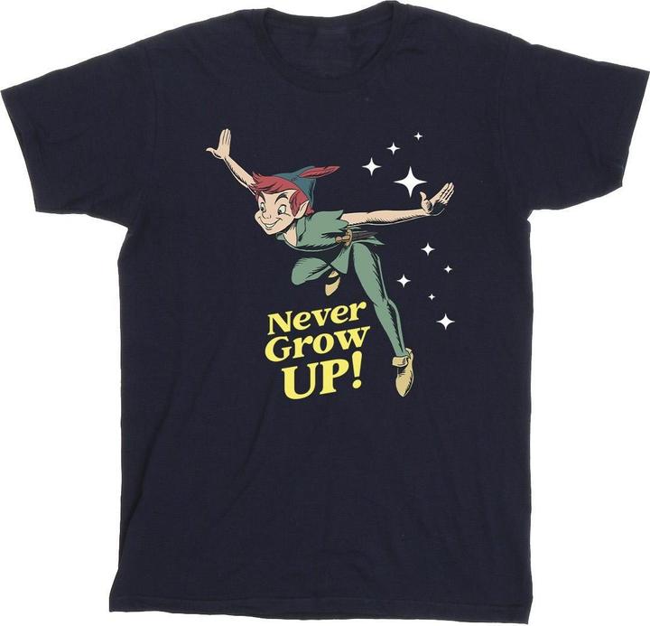 Immagine prodotto Disney Peter Pan Never Grow Up Maglietta Uomo (M)