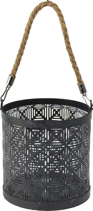 Viana Exklusive Windlicht Laterne mit filigranem Muster im 2er Set (2 x, Ø 16 x 32 cm)