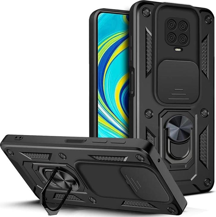 Immagine prodotto Techsuit - CamShield Series - Xiaomi Redmi Note 9S / Note 9 Pro / Note 9 Pro Max - Black (Xiaomi Redmi Note 9 Pro, Xiaomi Redmi Note 9 Pro Max, Xiaomi Redmi Note 9S)