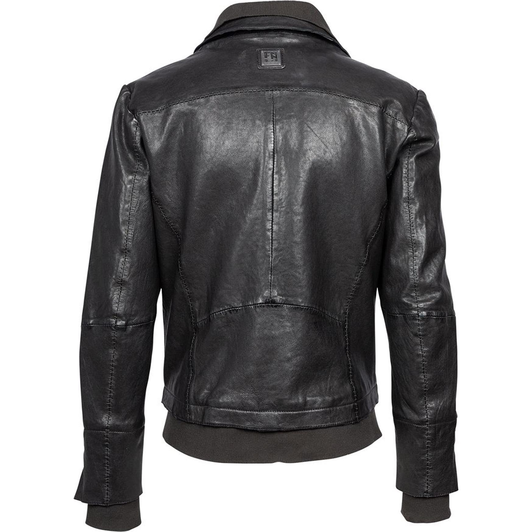 Thumbnail - Freaky Nation, Herren, Jacke, lederjacke drue-fn (XXL), Schwarz, XXL